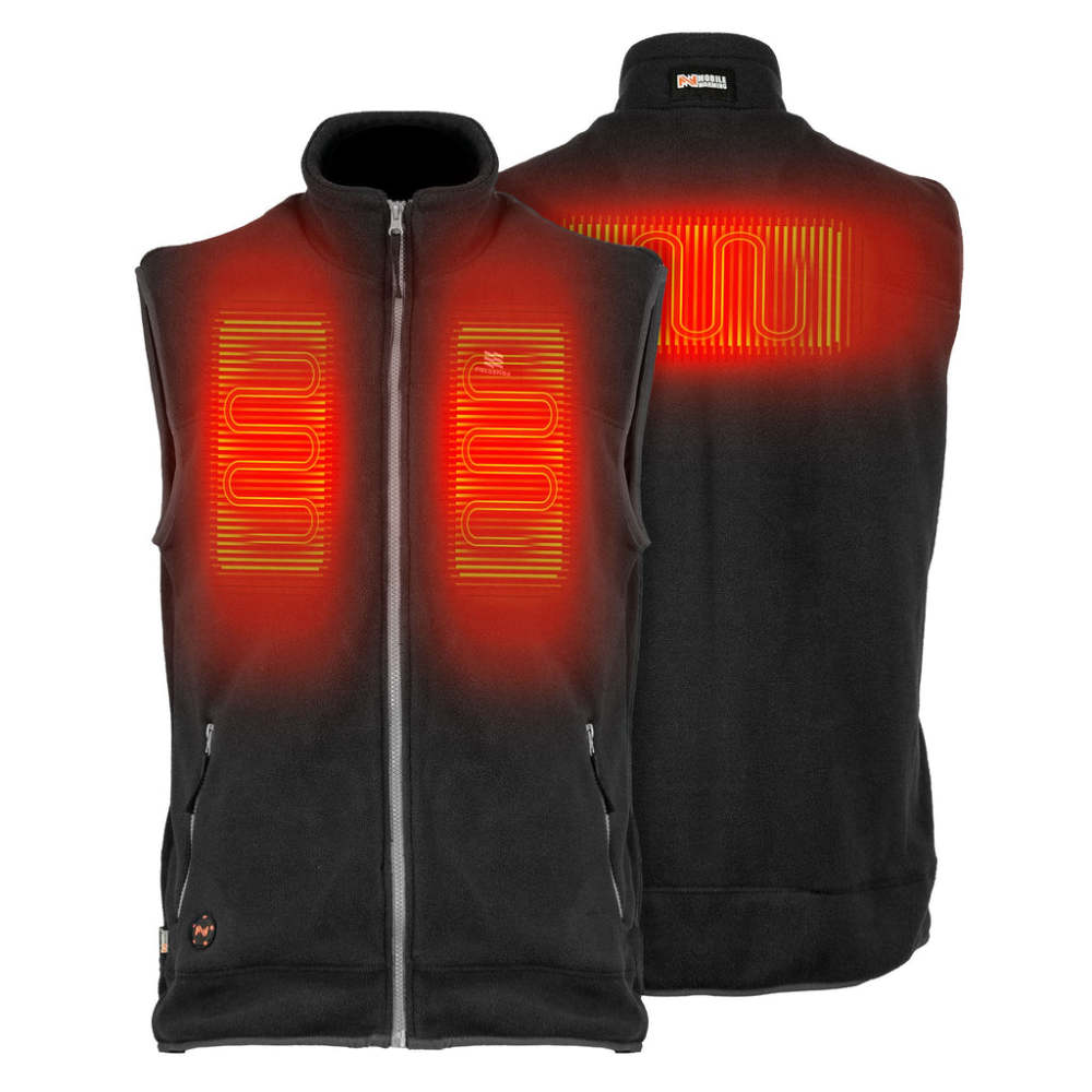 Mobile Warming 7.4V Trek Heated Vest Mens Black Medium