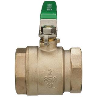 Zurn 2 in. Dia x 8.9 in. L Bronze Full Port Ball Valve 2-850XL