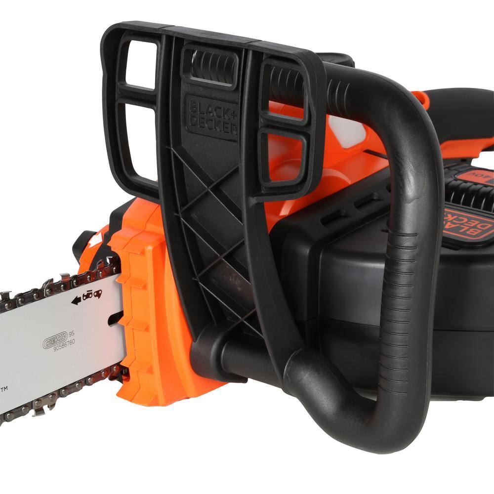 BLACK+DECKER 20V MAX 10in. Battery Powered Chainsaw Kit with (1) 2Ah Battery  Charger LCS1240