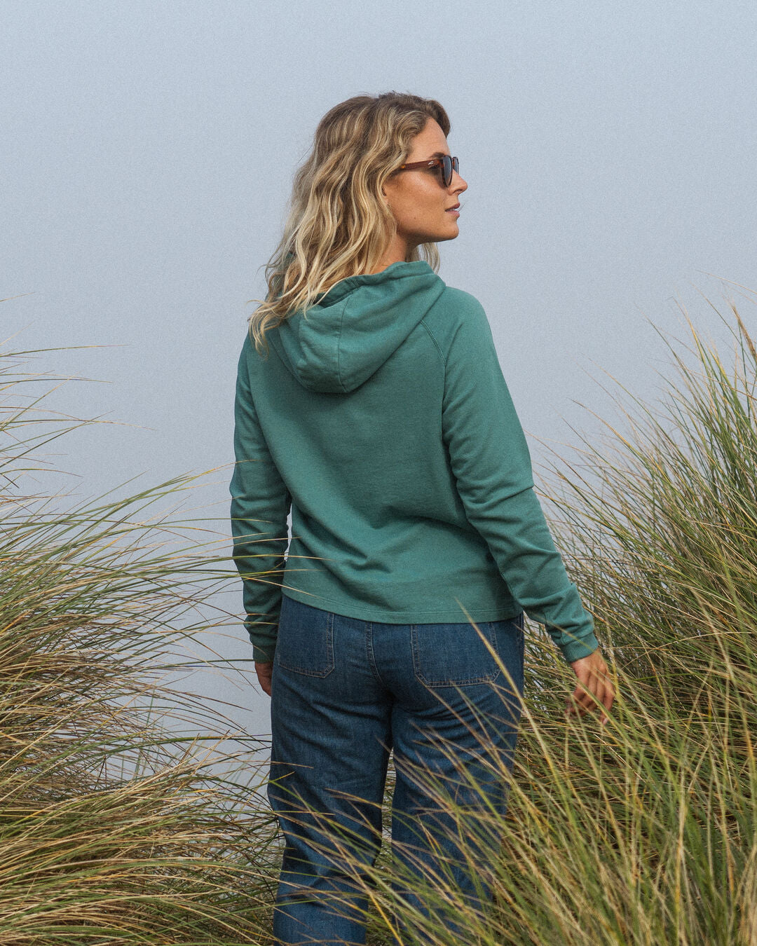 Mindful Recycled Cotton Hoodie - Deep Sea