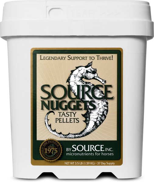 Source Nugget Skin， Coat and Hoof Care Pellets Horse Supplement