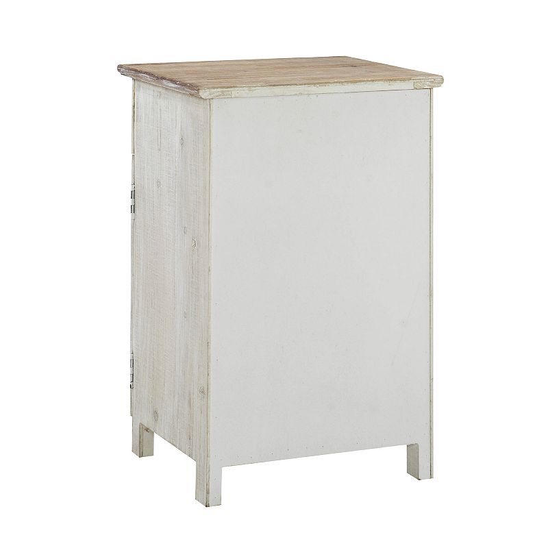 Linon Caspian Fish Storage Side End Table