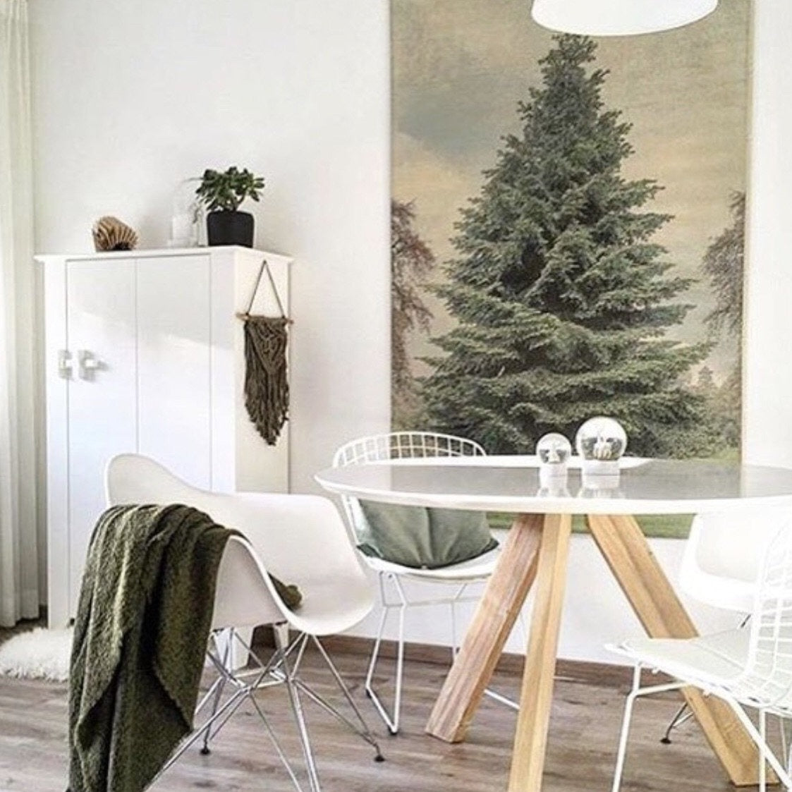 Pine tree wall tapestry