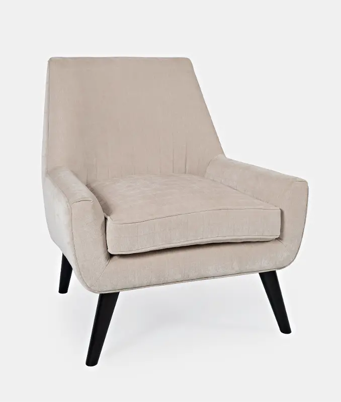 Lorenzo Mid Century Modern Blush Pink Accent Chair