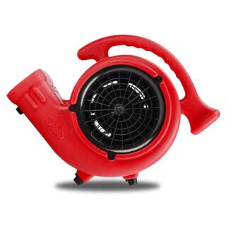 B-Air 13 HP Air Mover for Water Damage Restoration Carpet Dryer Janitorial Floor Blower Fan in Red BA-VP-X34-RD