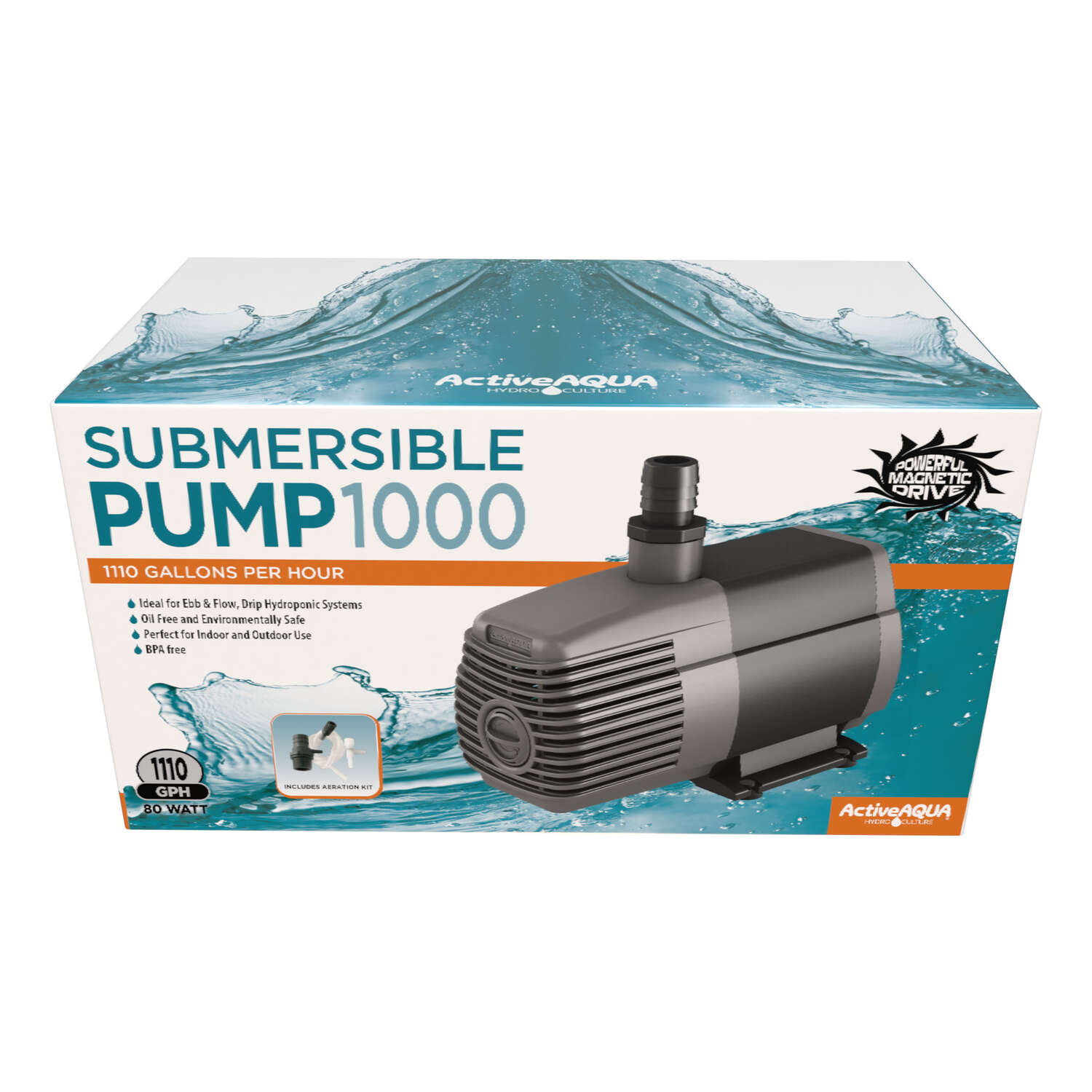 Active Aqua Hydroponic Water Pump 92 W