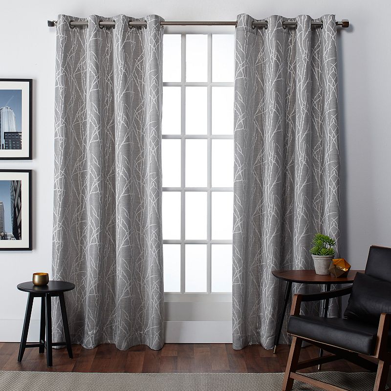 Exclusive Home 2-pack Finesse Grommet Top Window Curtains