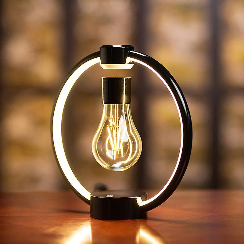 Hot Sale Creative Magnetic Levitation Light Bulb Retro Bedroom Bedside Led Eye Protection Night Light Birthday Christmas Gift