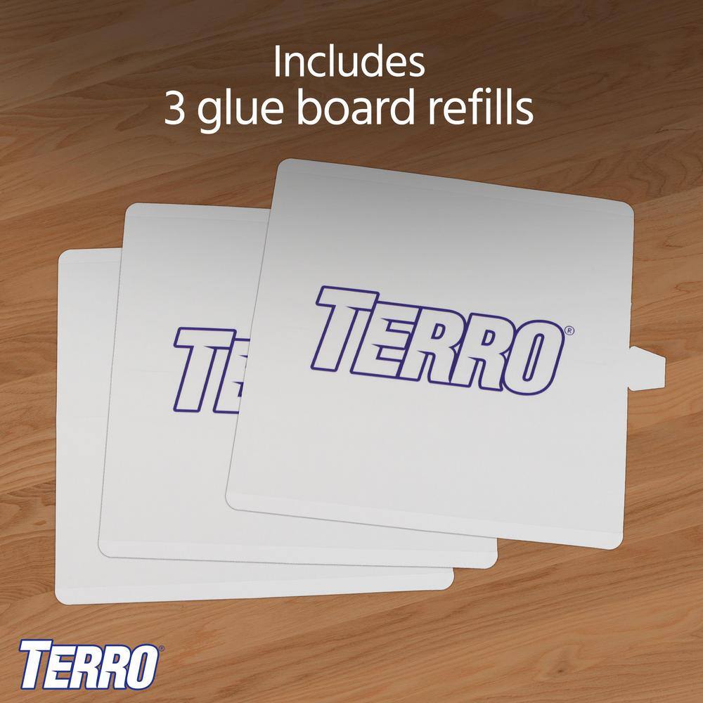 TERRO Flea Trap Refill Glue Boards (3-Count) T231