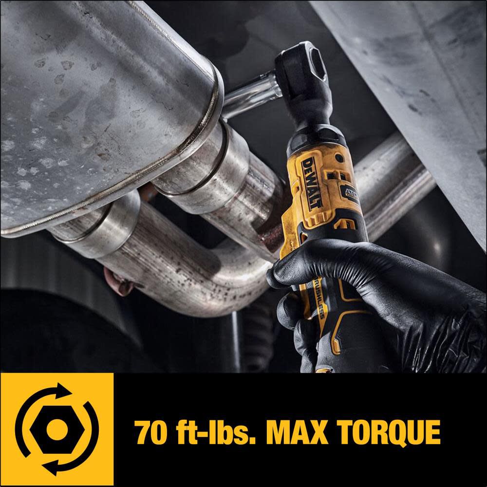 DEWALT ATOMIC 20V MAX Ratchet Kit Brushless 3/8