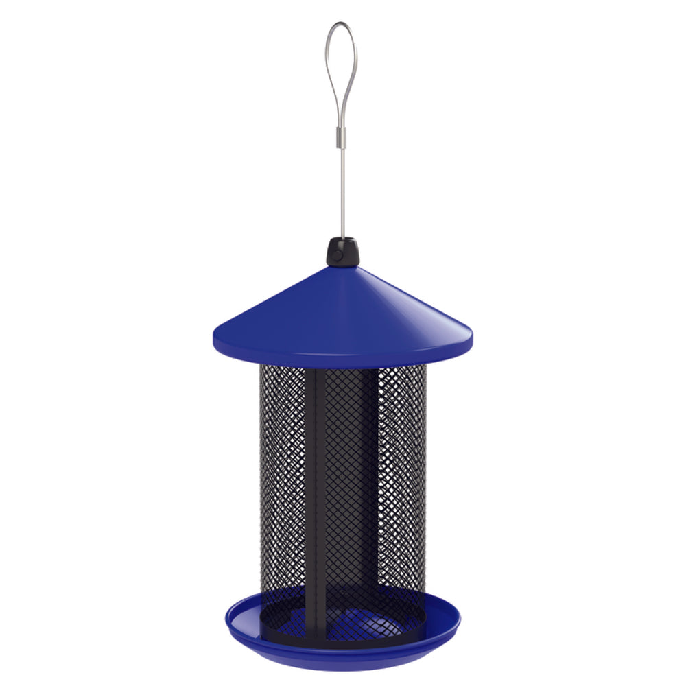 BIRD FEEDER BLK/BLU 8LB