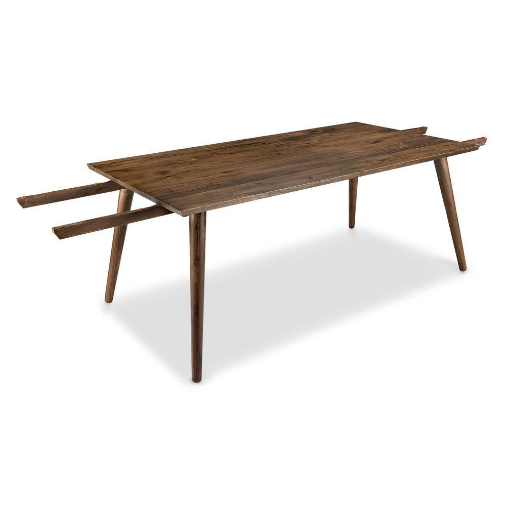 Poly and Bark Cleo Extension Dining Table In Walnut DI-446-WAL-EX