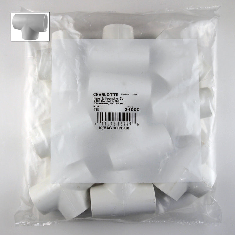 TEE PVC 3/4