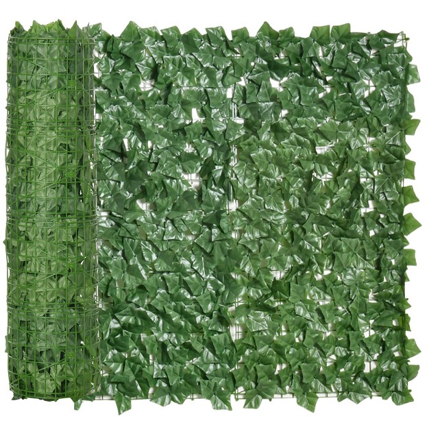 X 39 quot Artificial Ivy Privacy Fence Wall Screen Faux Greenery Leaves Decoration For Outdoor Garden Backyard Balcony Patio Green