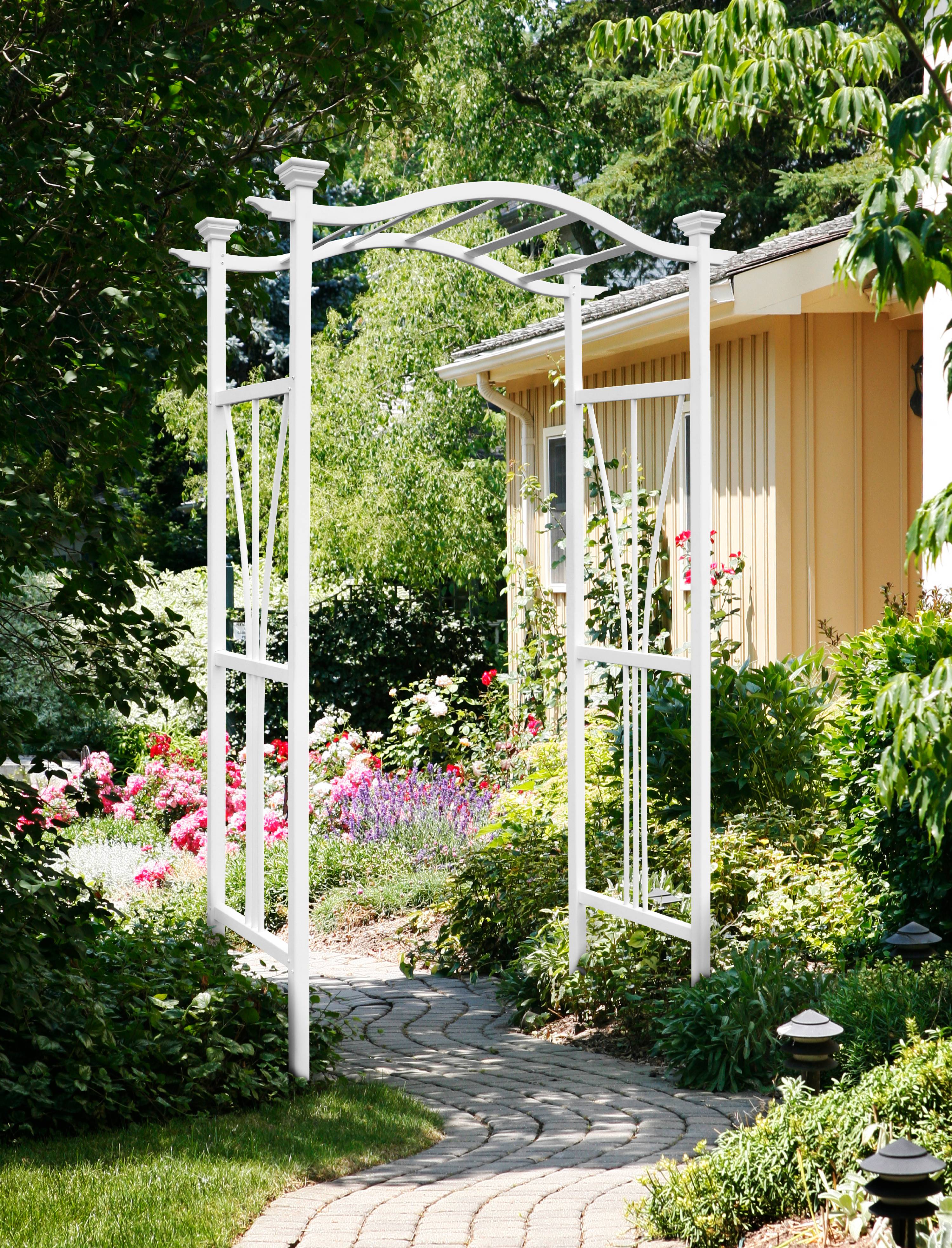 London 45"W x 86"H Vinyl Arbor