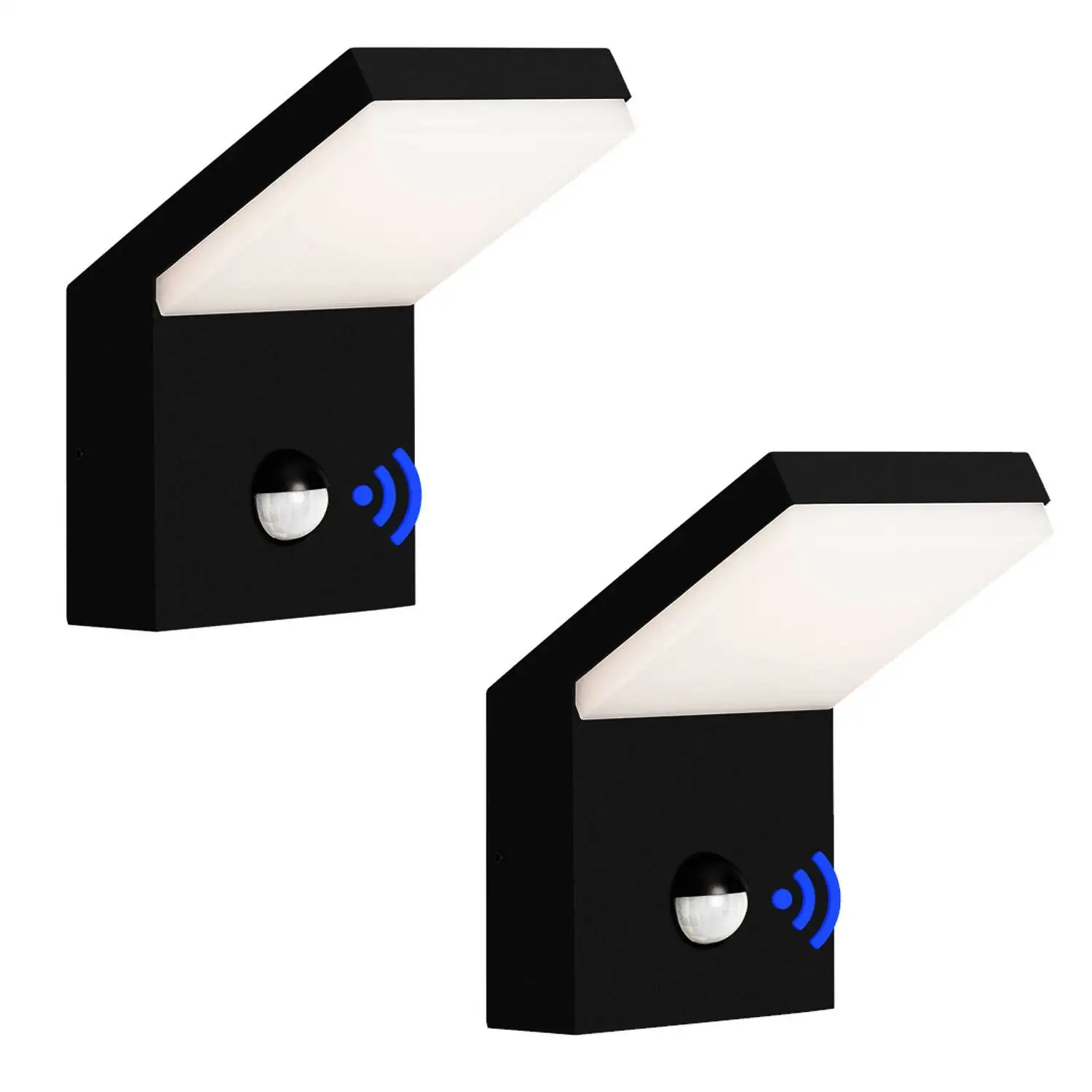 2 Pack Wall Light Outdoor LED Wall Sconce Lighting with Motion Sensor Shopping - The Best Deals on Outdoor Wall Lanterns | 40885242