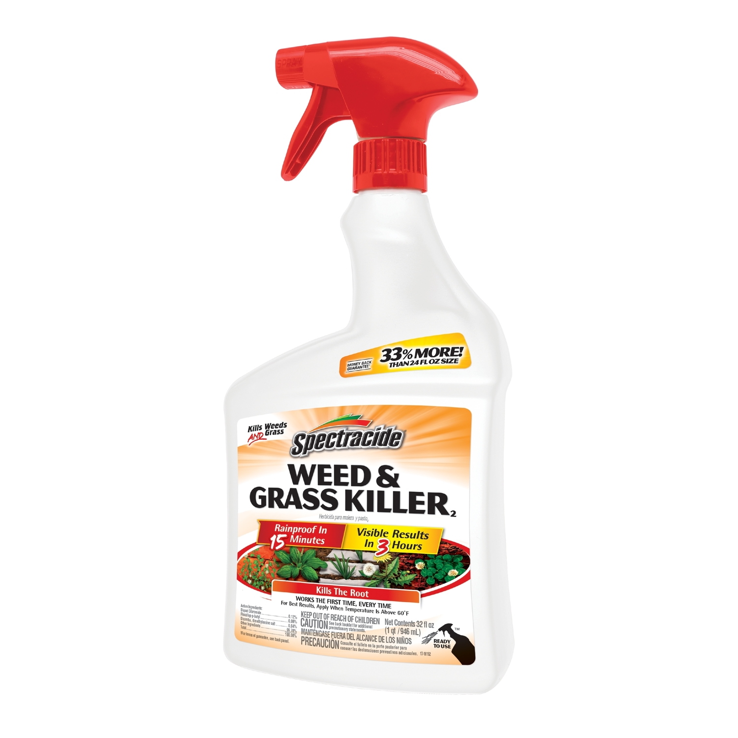 Spectracide Weed and Grass Killer RTU Liquid 32 oz