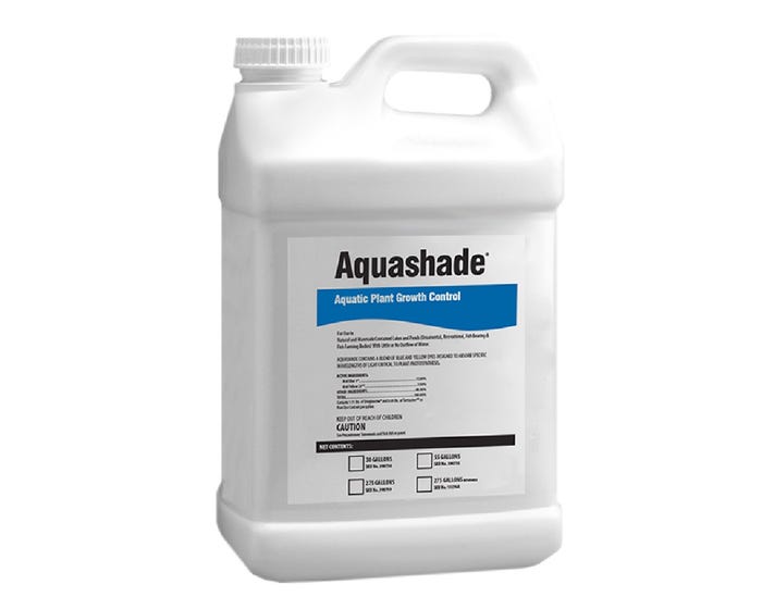 Aquashade Pond Treatment Aquatic Plant Growth Control， 2.5 Gallon - 1510.225