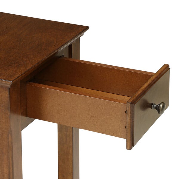 Acme Furniture Bertie Wood Transitional Side Table