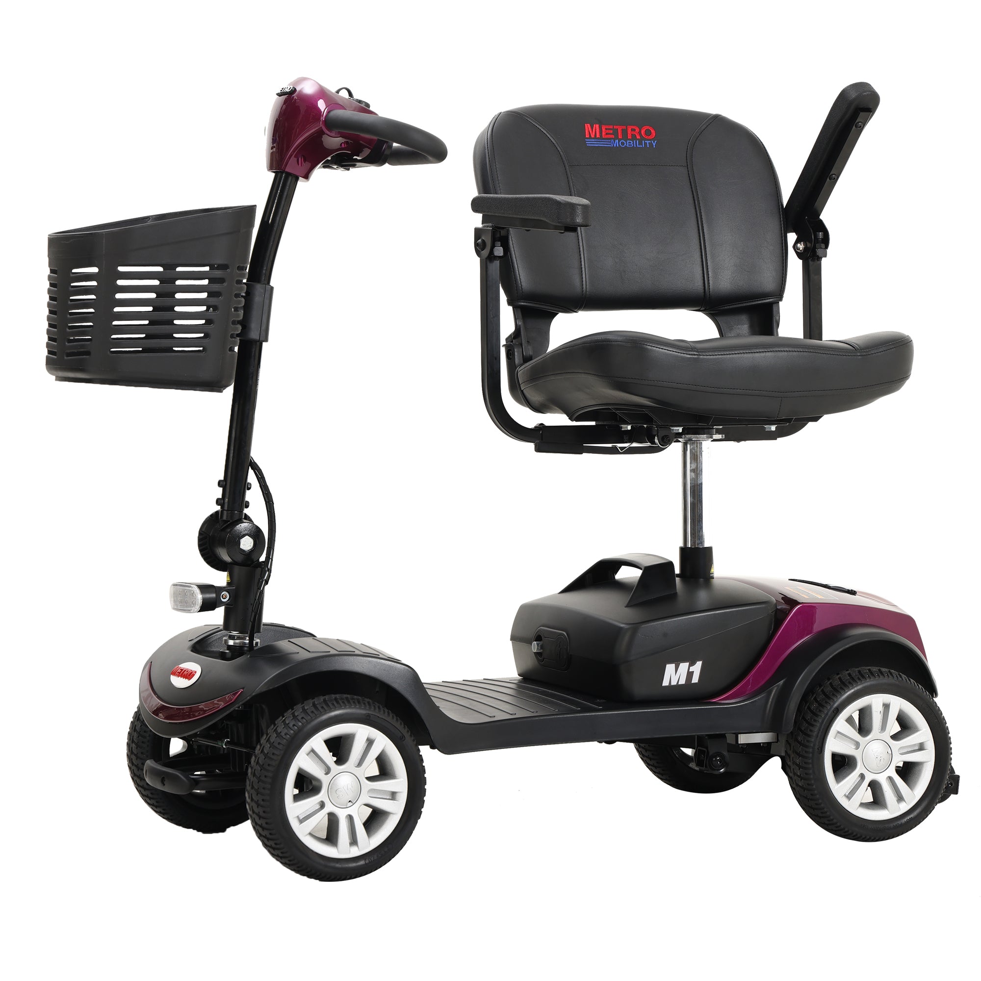 4-Wheel Mobile Scooter for Adult, Compact Travel Mobility Scooter