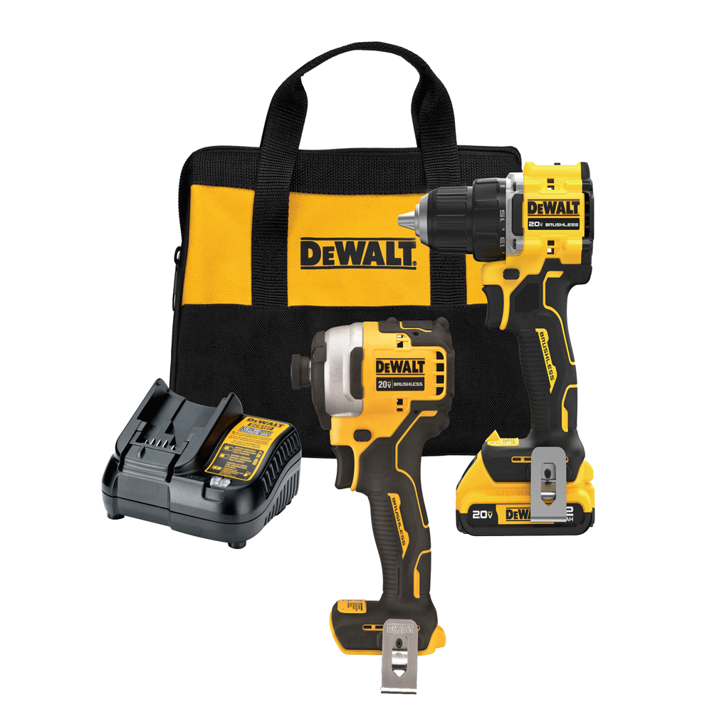 DEWALT 20V Atomic Compact Drill Driver and 1/4 in Impact Driver Combo Kit Bundle DCD794D1-DCF809B from DEWALT