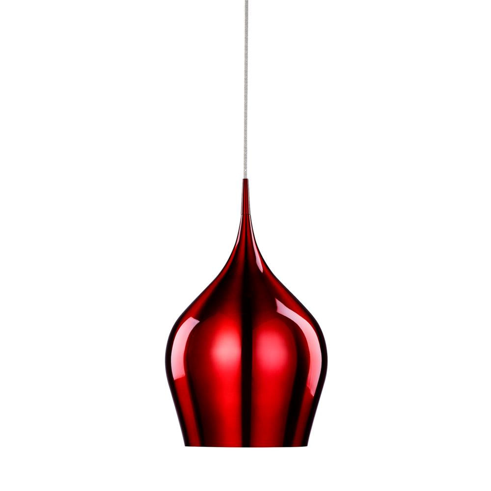 Searchlight 6461-26RE Vibrant Red 1 Lamp Bell Pendant Light 263mm