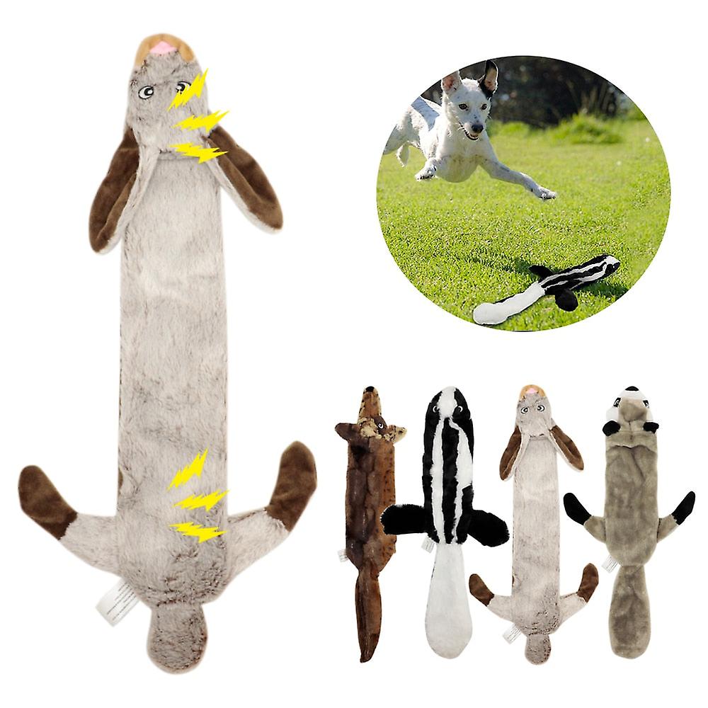 Funny interactive fleece chew squeak toys for pet dog