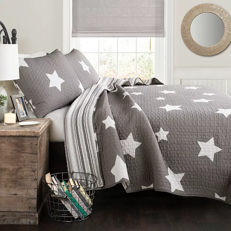 Lush Decor Star Quilt Set