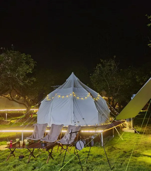 carpas para outdoor round 4m 5m 6m stargazer yurt zelt luxury waterproof big glamping dome camping star cotton canvas bell tent