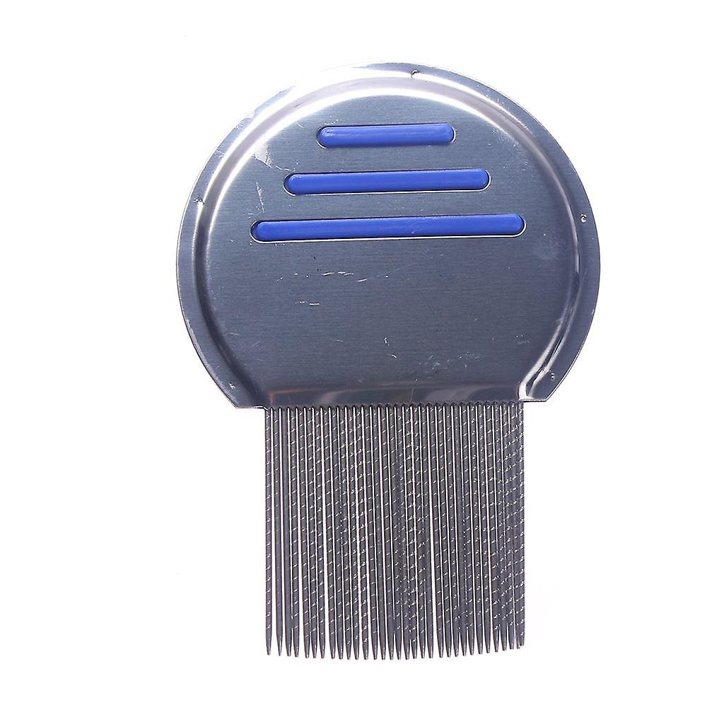 Pet Hair Lice Comb Dog Cat Massage Stainless Steel Brushes Dust Removal Hair Removal Shedding Pin Pet  Hair Tool