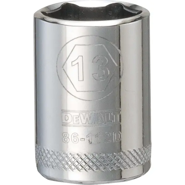 DEWALT 6 Point 1/4 Drive Socket 6 MM