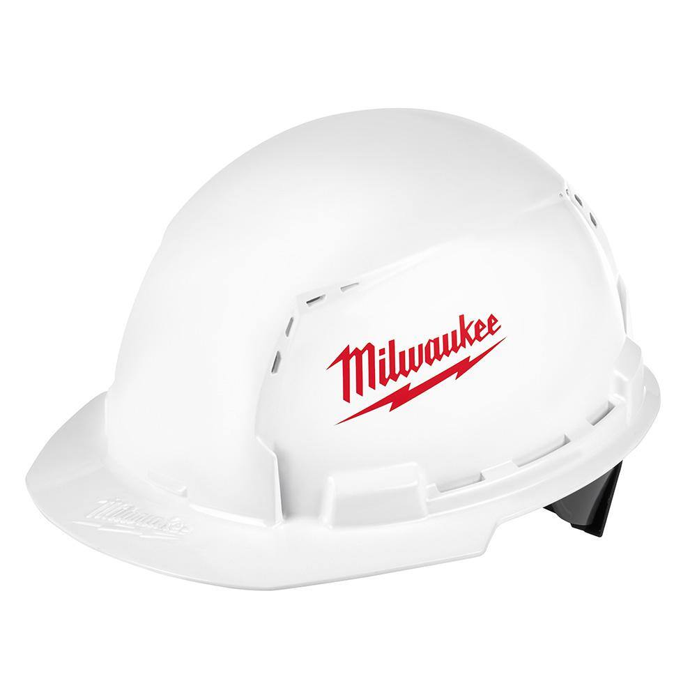 MW BOLT White Type 1 Class C Front Brim Vented Hard Hat 48-73-1000