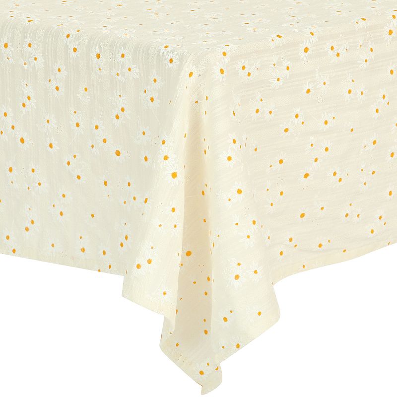 Rectangle Cotton Yellow Restaurant Picnic Party Tablecloth 1 Pc， 35 X 35