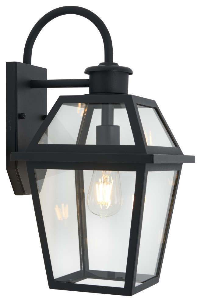 Artika Colonial Outdoor Wall Light Fixture with 6W LED Edison Bulb   Transitional   Outdoor Wall Lights And Sconces   by Artika  Houzz