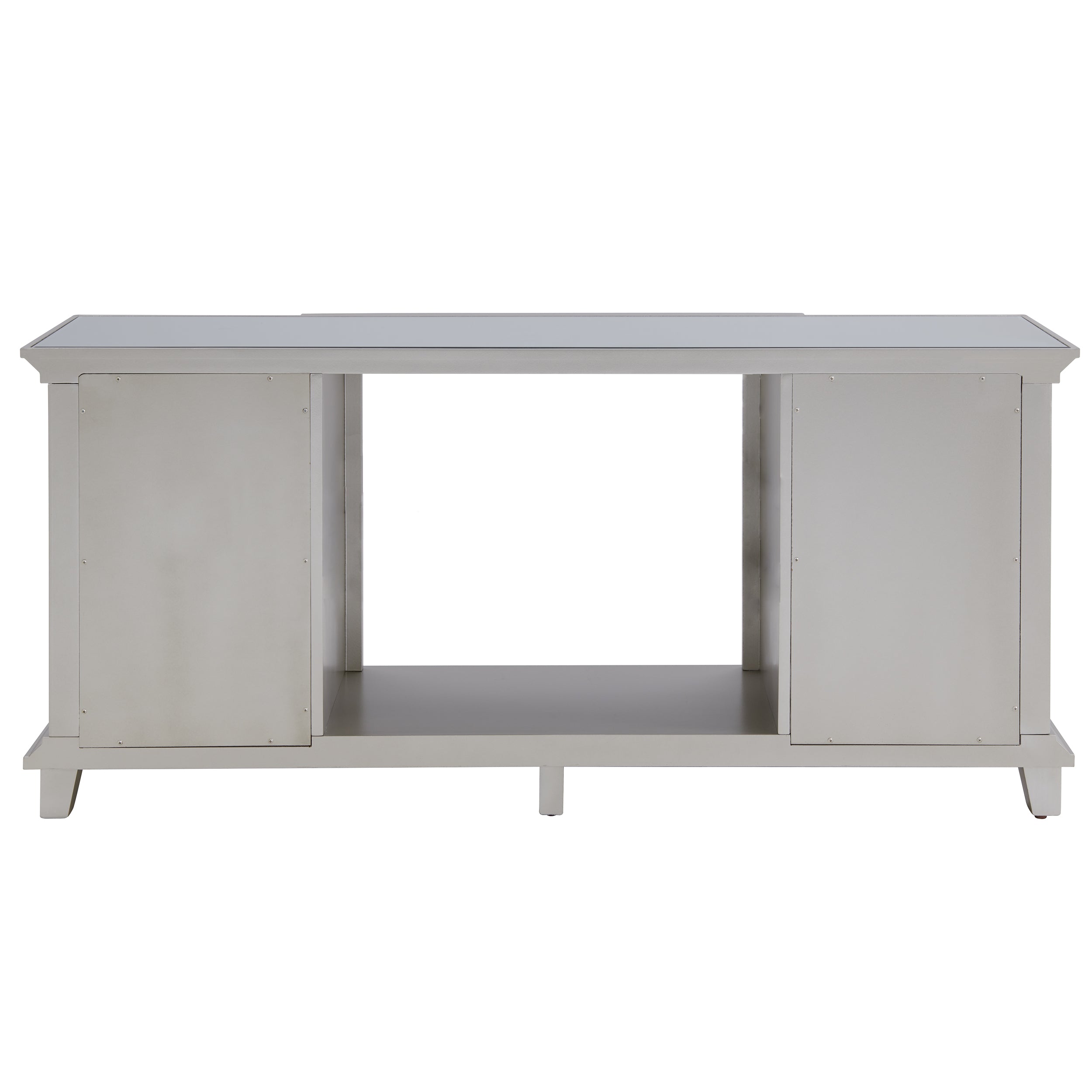 Kellington Mirrored Fireplace Media Console by Ember Interiors