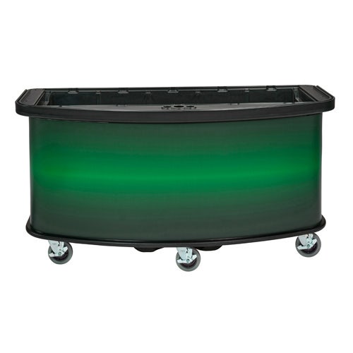 Cambro CVC75BW - Mobile Vending Cart - Base Unit - Custom Wrap Graphics Available， Green