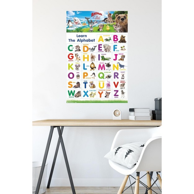 Trends International Animal Club Letters Abc Unframed Wall Poster Prints