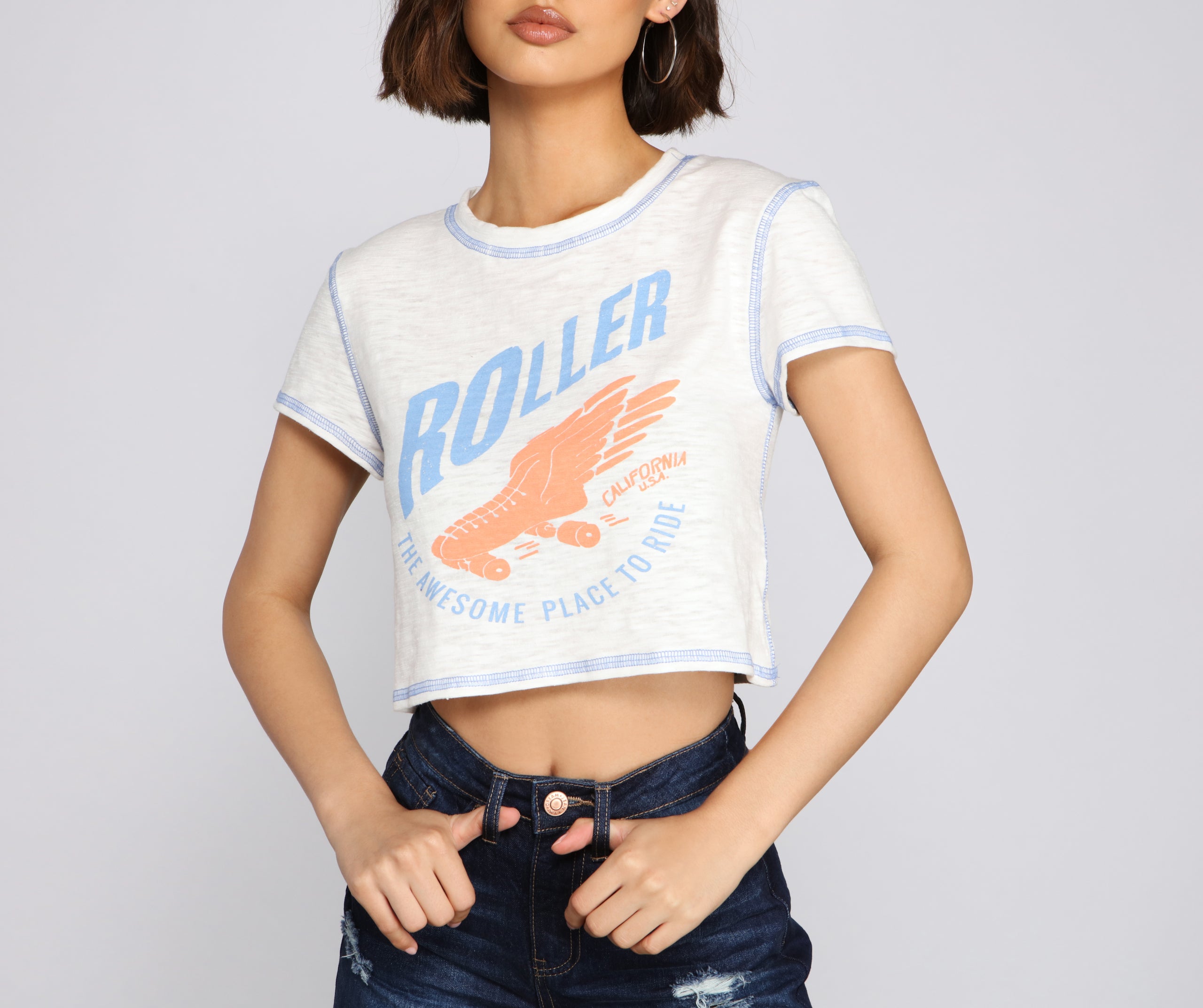 Vintage Roller Skate Graphic Tee