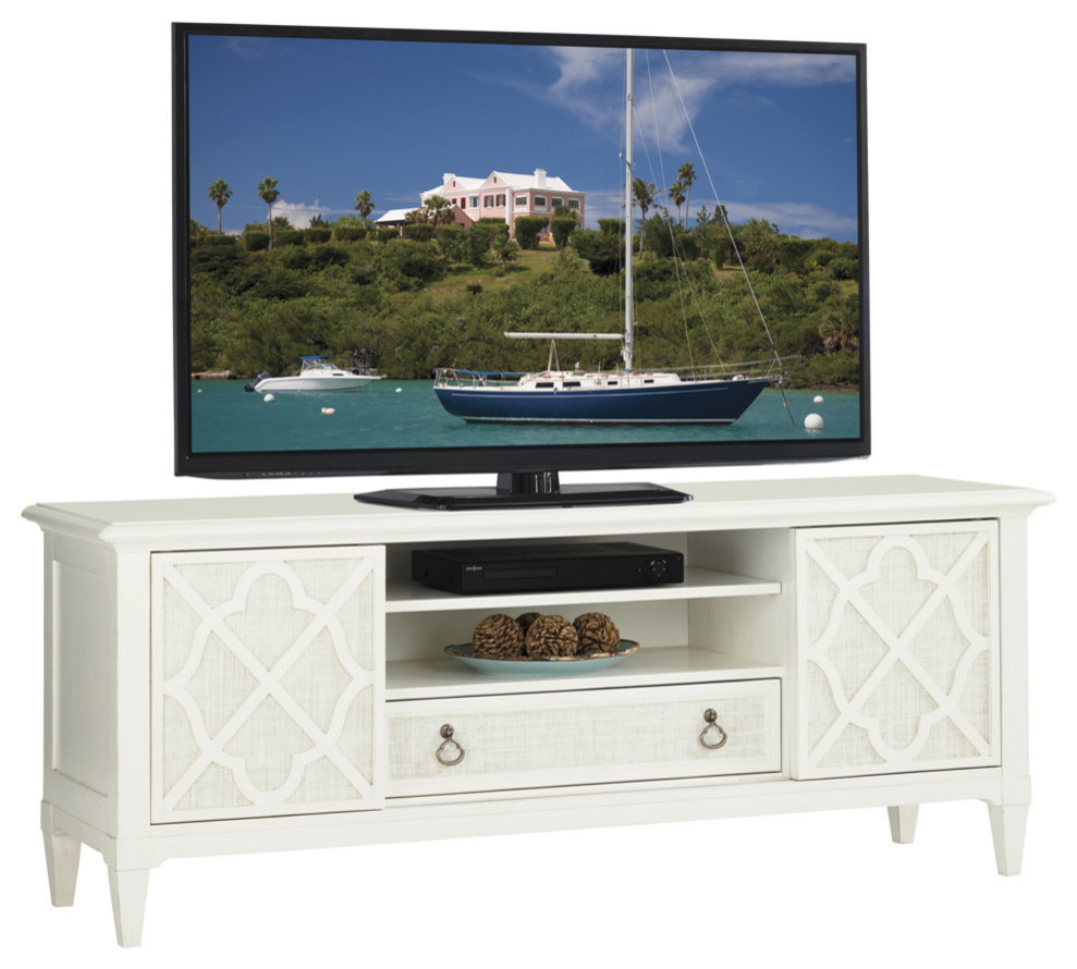 Wharf Street Media Console   Traditional   Entertainment Centers And Tv Stands   by Homesquare  Houzz