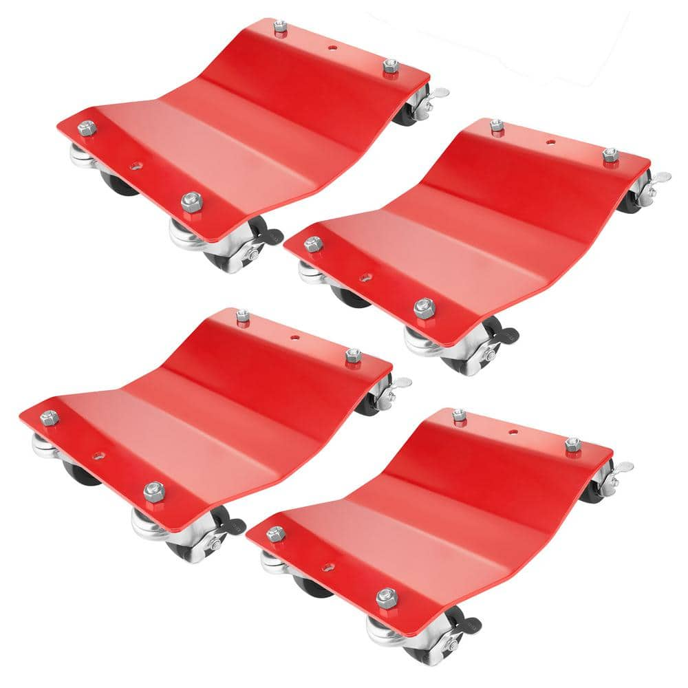 Pentagon Tool 1500 lbs. Capacity Solid Steel Commercial Grade Tire Dolly (4-Pack) HWD630480