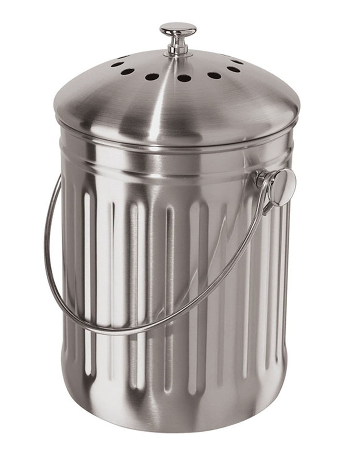 Counter-Top Composter Stainless Steel with Charcoal Filter 7320