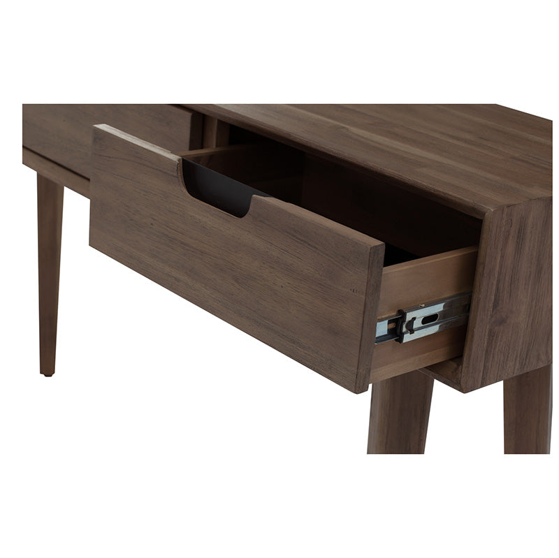 Torrell Console Table 140cm - Woodline Mocha