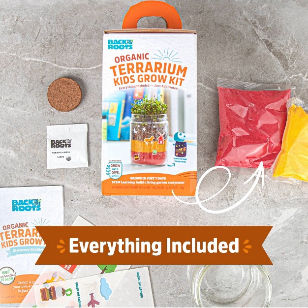 Back To The Roots Organic Terrarium Kids Grow Kit