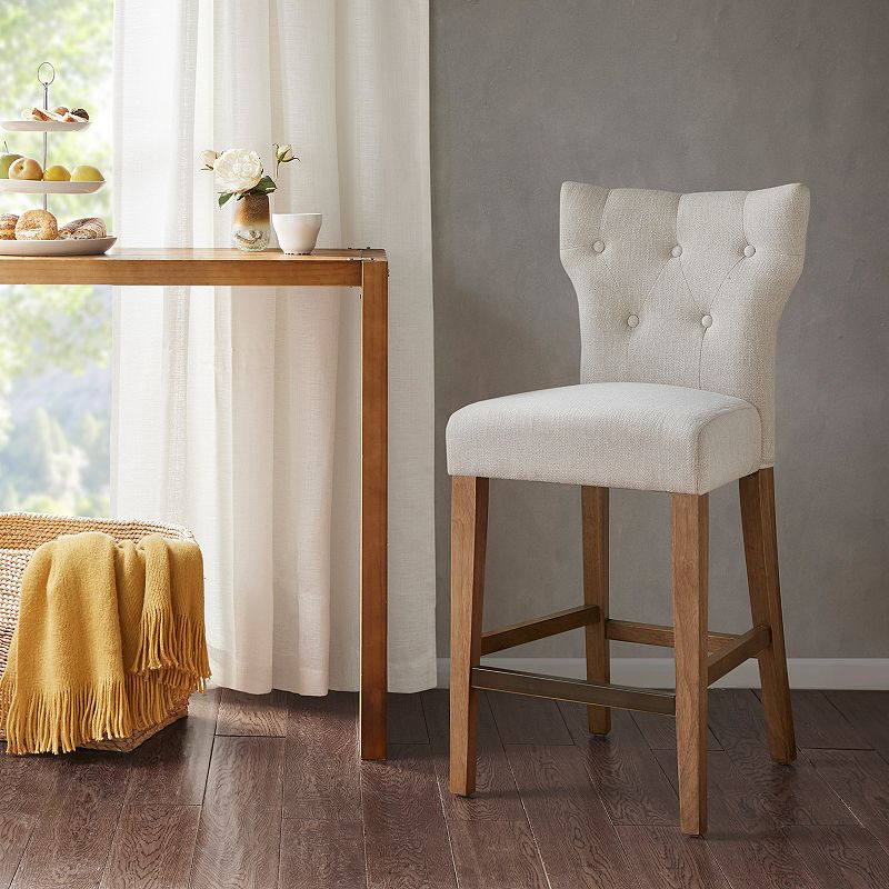 Madison Park Hayes Button Tufted Counter Stool