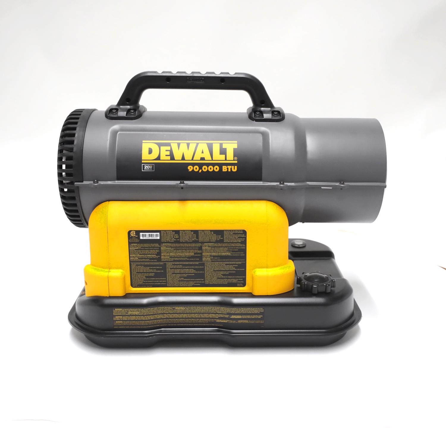 DeWalt 20V Max 90000 Btu/h 1750 sq ft Forced Air Kerosene Heater