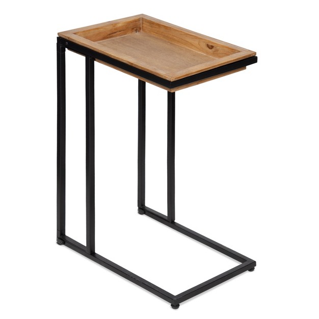 Kate And Laurel Lockridge Wood And Metal C table