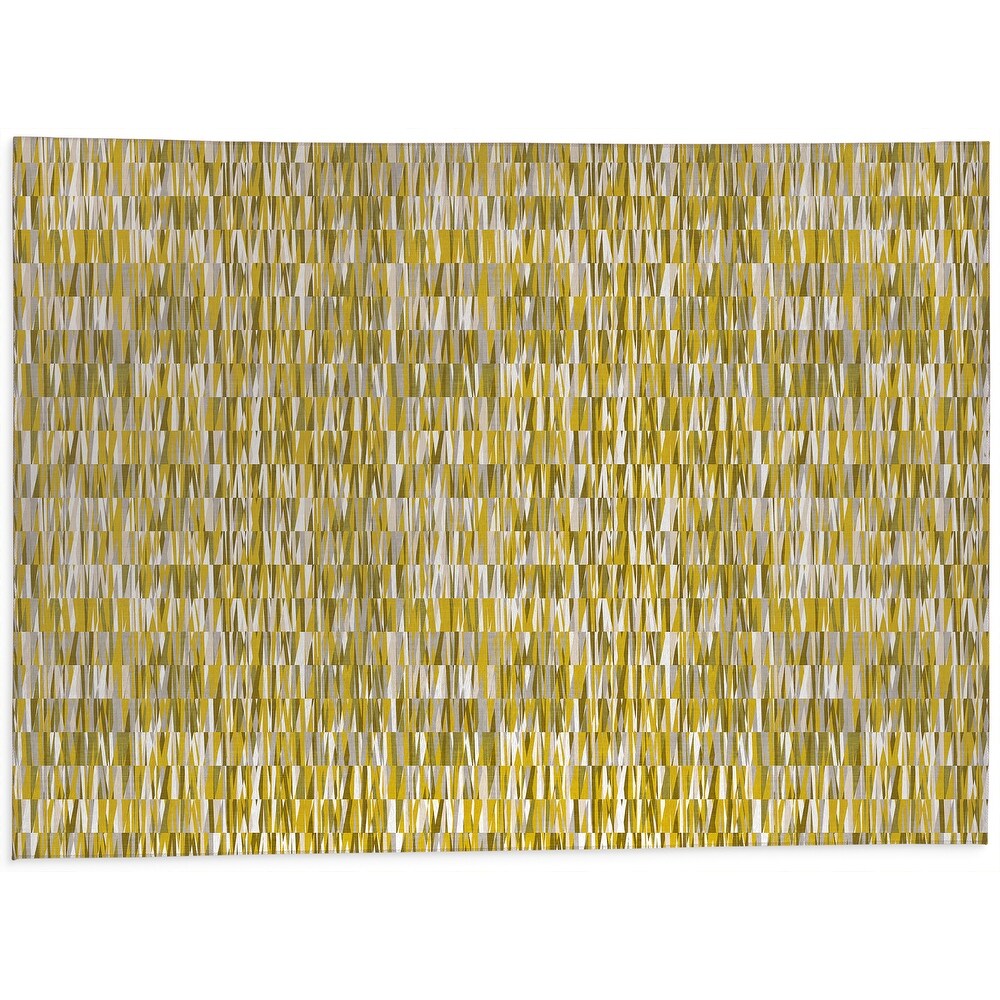 WEXLER GEO MUSTARD Doormat By Kavka Designs