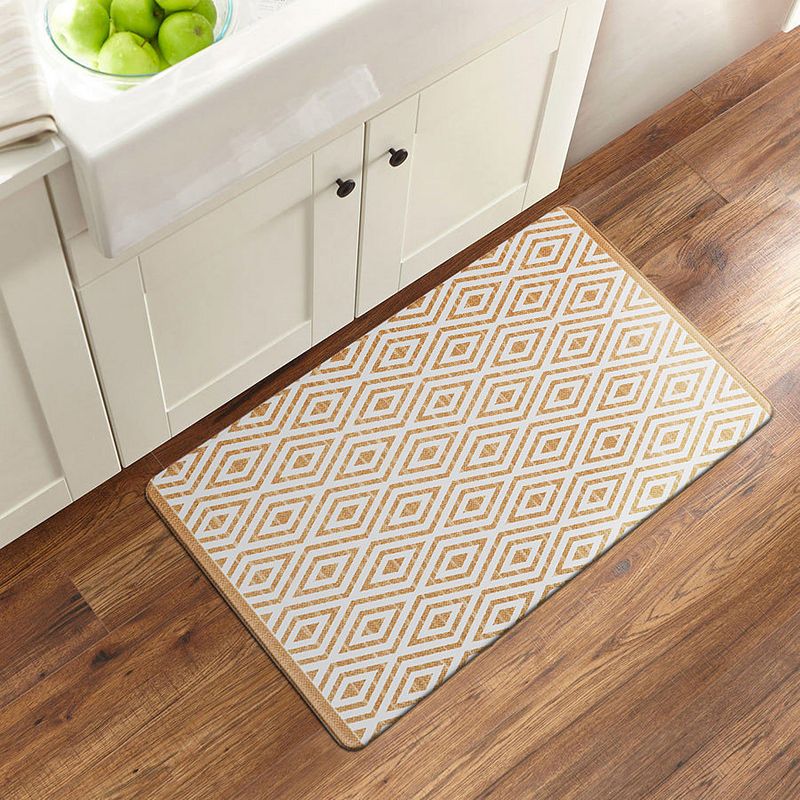 World Rug Gallery Geometric Anti-Fatigue Mat