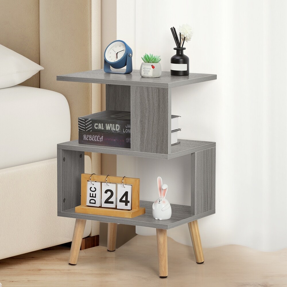 3 Tier Geometry Nightstand