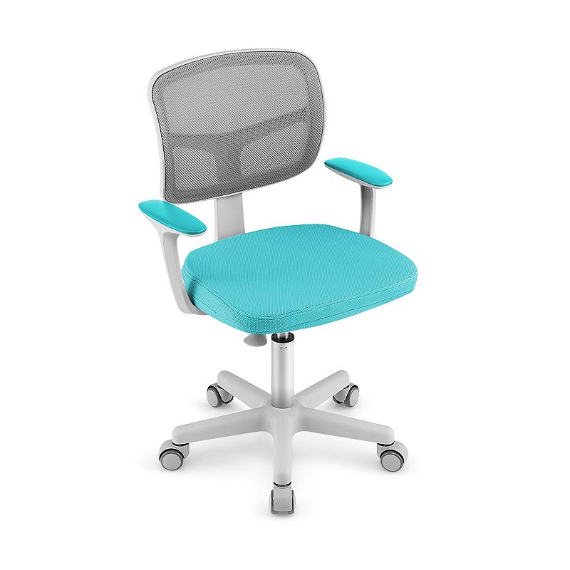 Adjustable Desk Chair with Auto Brake Casters for Kids